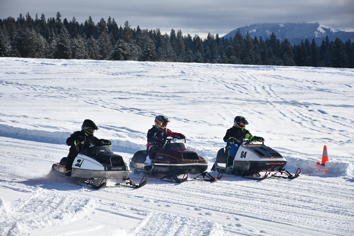 Snowmobiling